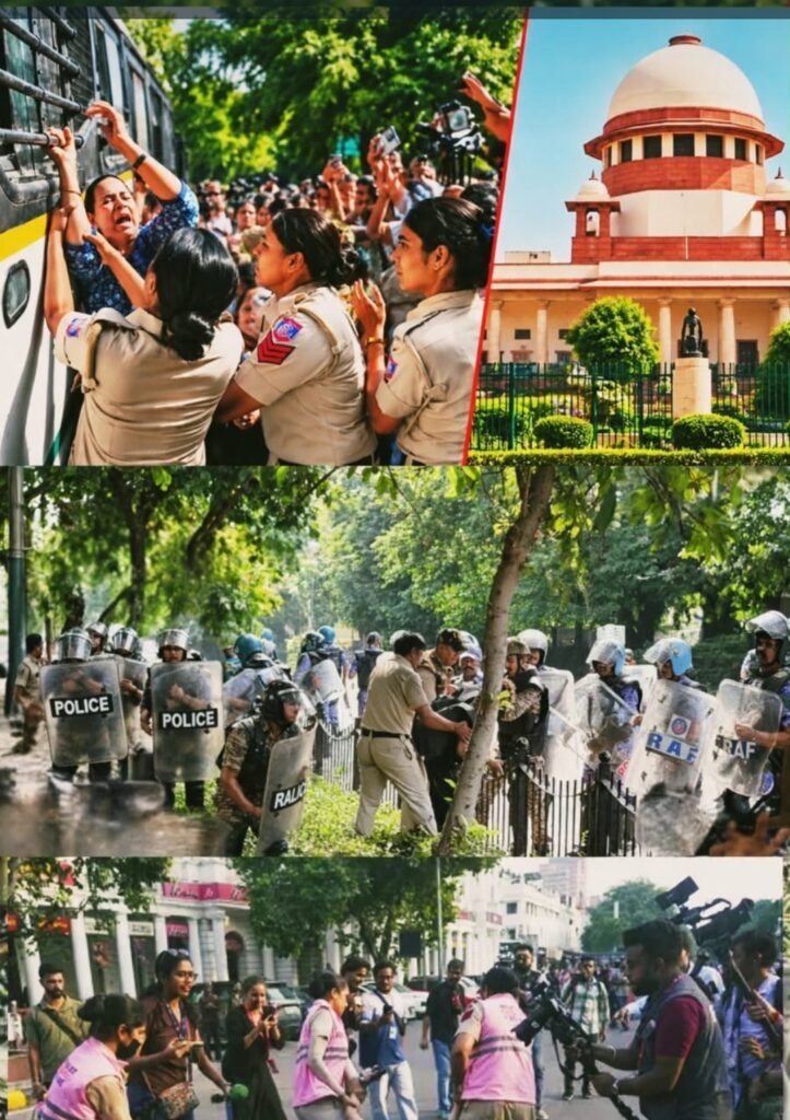 జర్నలిస్టుల నిర్బంధంపై సుప్రీంకోర్టును ఆశ్రయించిన మీడియా సంఘం ఢిల్లీలో పోలీసుల చర్యలను సవాల్ చేస్తూ NWMI పిటిషన్‌.. జర్నలిస్టుల హక్కులకు రక్షణ కల్పించాలని విజ్ఞప్తి